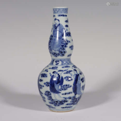 Chinese Qing Dynasty Kangxi Blue And White Porcelain 