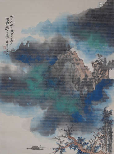 Chinese Zhang Daqian - Painting Of Landscape