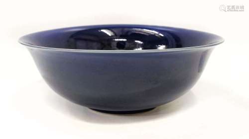 藍釉大碗
