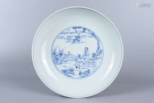 Chinese Ming Chenghua Blue And White Porcelain 