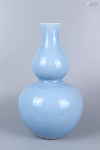 Chinese Qing Dynasty Kangxi Porcelain Gourd Bottle