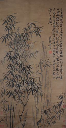 Chinese Zheng Xie - Painting Of Bamboo