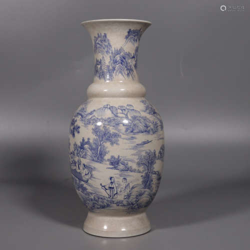Chinese Qing Dynasty Yongzheng Blue And White Porcelain 