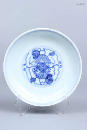 Chinese Ming Jiajing Blue And White Porcelain 