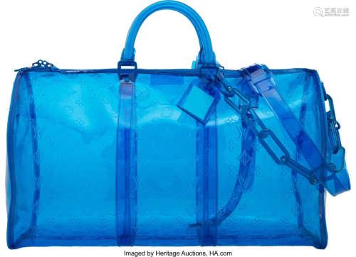 58014: Louis Vuitton Limited Edition Blue Monogram PVC