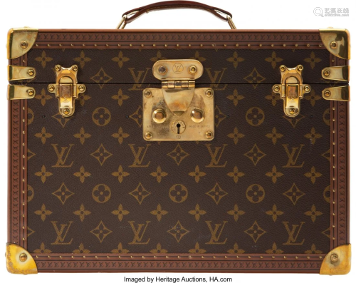 58164: Louis Vuitton Monogram Coated Canvas Beauty Case