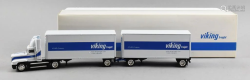 1:53 Scale Tonkin Viking Semi Truck w/ Double Trailer