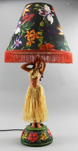 Hula Girl Table Lamp