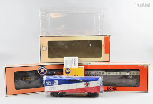 (3) Lionel O/O27 Gauge Train Cars, Original Boxes