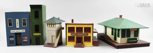 (5) O Scale Lionel/K-Line Buildings and More