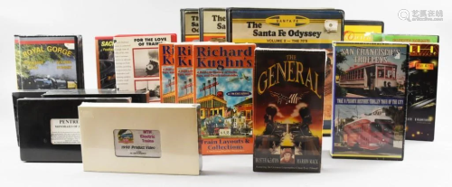 Big Lot, Vintage Train & Railroad Related VHS Videos