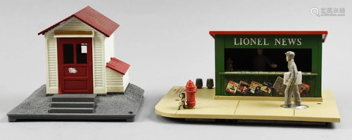 Vintage Lionel Signal Shack, 145-22/Animated Newsstand