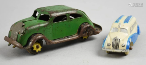 Vintage Toy Cars, Marx Steel Airflow Chrysler; Sun