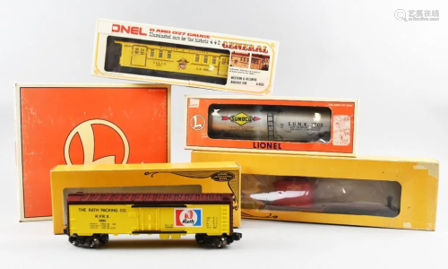 (5) Misc Lionel O/O27 Scale Train Cars, Series VI &