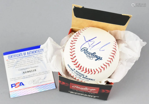 Mike Trout Signed Baseball w/ PSA Cert.