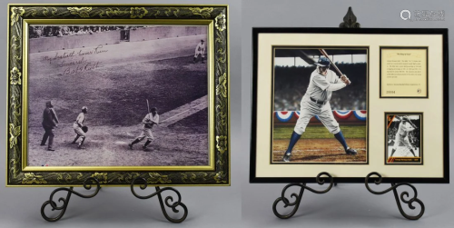 Babe Ruth Memorabilia Framed Art