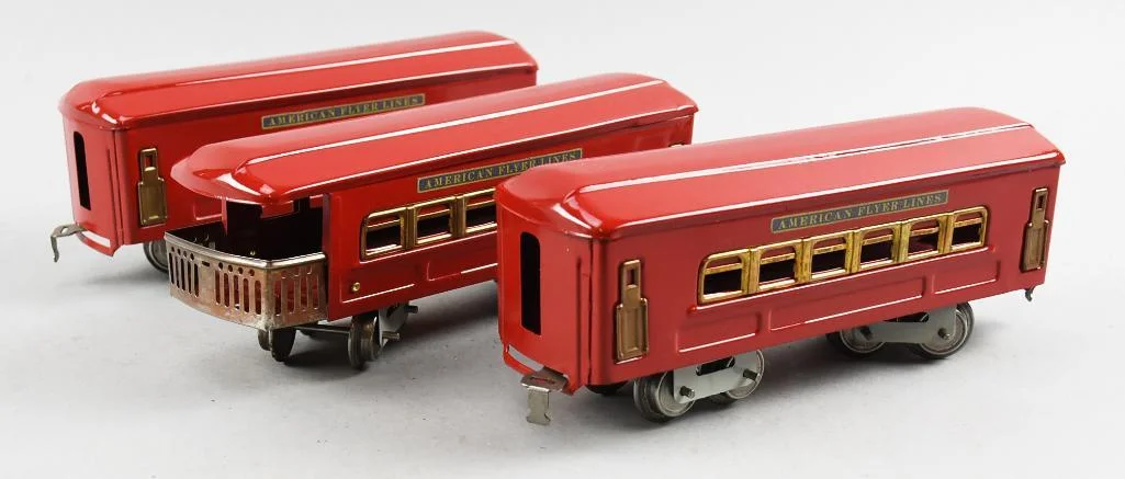 american flyer o gauge passenger cars