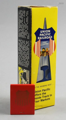 Vintage Union Pacific Railroad Box of Matchbooks