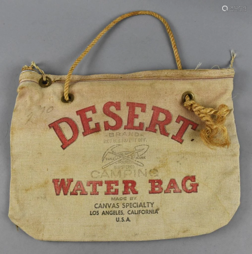 Antique Desert Water Bag Los Angeles, California