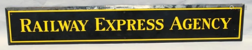 Railway Express Agency, Porcelain Enamel Station Signs