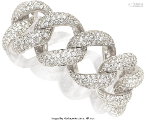 55298: Diamond, White Gold Bracelet Stones: Full-cut d