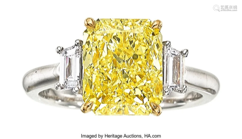 55200: Fancy Intense Yellow Diamond, Diamond, White Gol