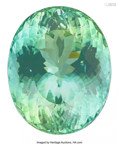 55070: Unmounted Paraiba-Type Tourmaline Stone: Oval-s