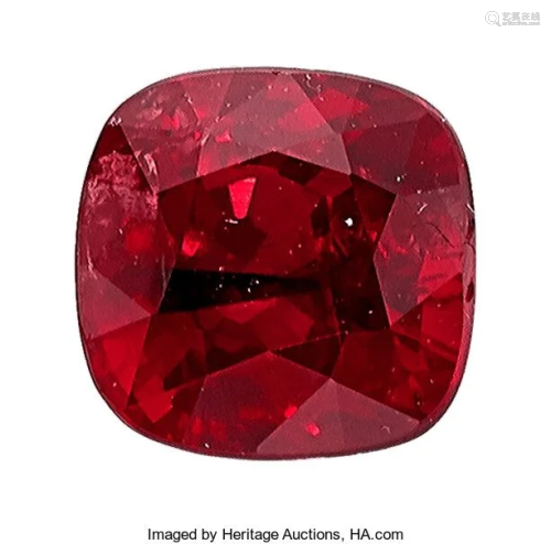 55069: Unmounted Burma Ruby Ruby: Cushion-shape weigh