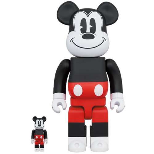 BE@RBRICK 彩色米奇 400% & 100%