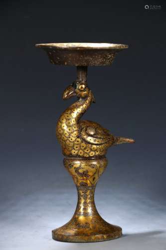 Gold and Silver Candlestick