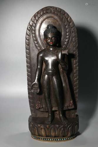 Tibetan Black Stone Sakyamuni