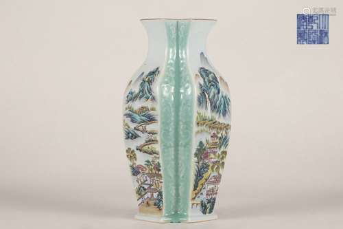 Famille Rose Vase