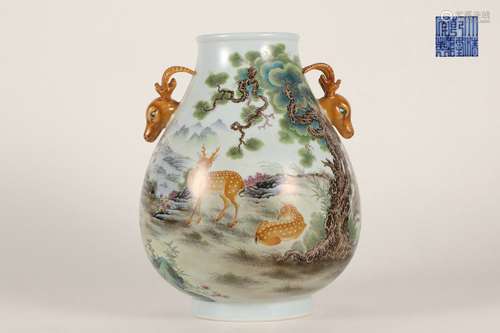 Famille Rose Vase