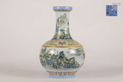 Famille Rose Vase