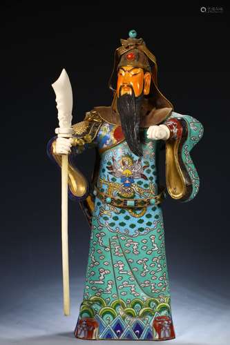 Enamel Lord Guan (Guan Yu)