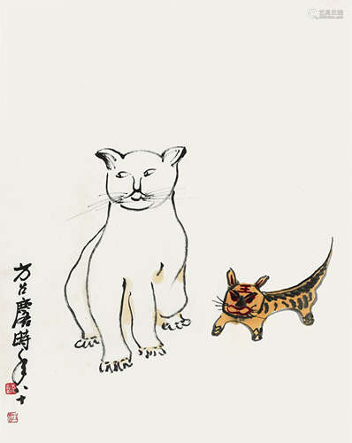 方召麐 《猫》