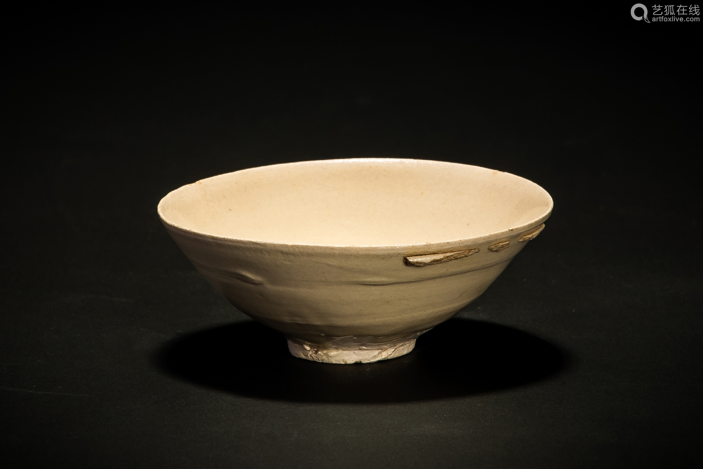 宋代定窑白磁酒杯