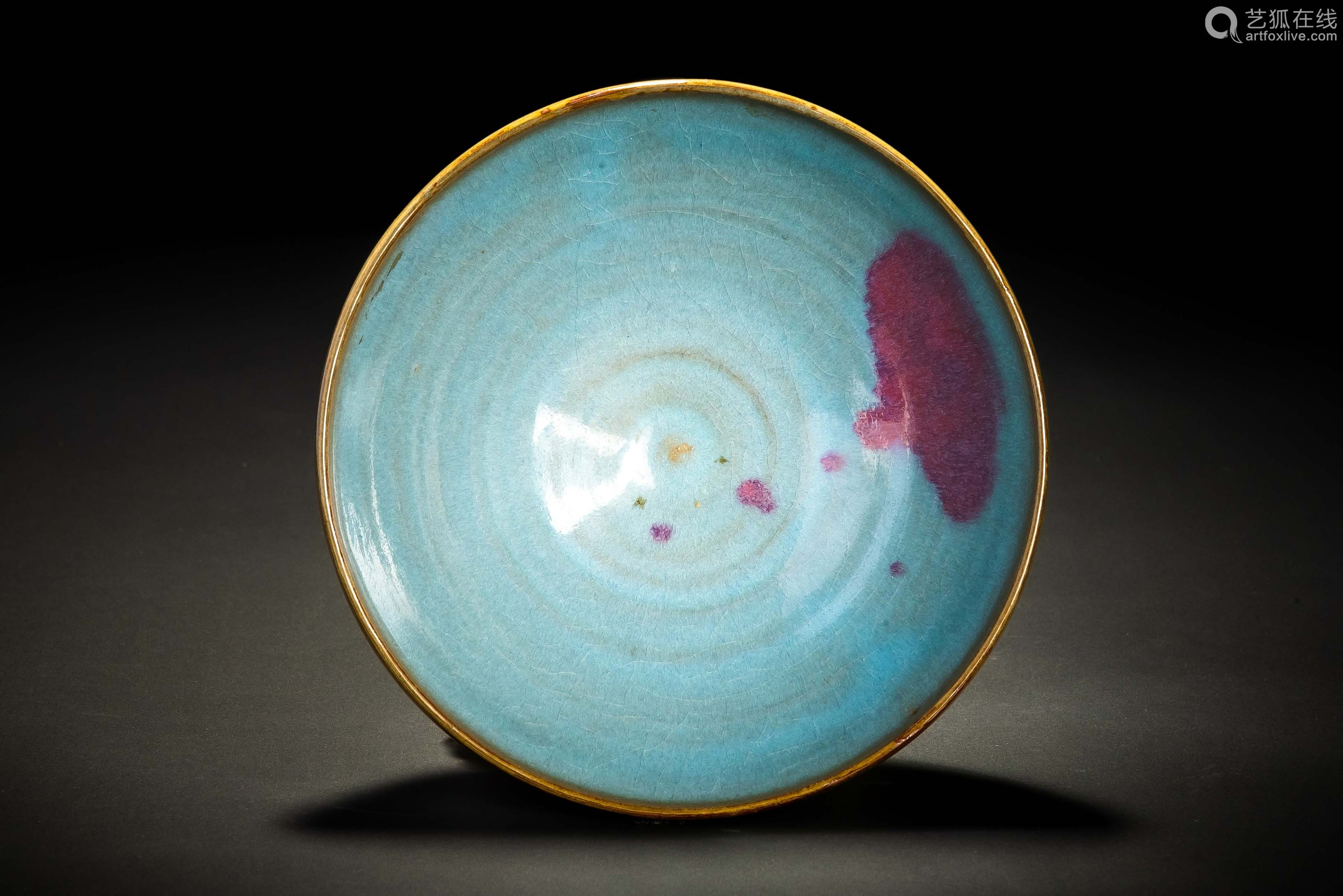 宋代钧窑钧釉大钵