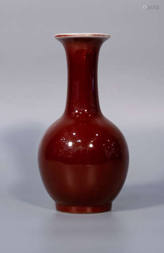 Qing dynasty, QIAN LONG, lang yao hong glaze porcelain vase