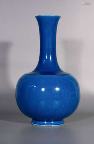Qing dynasty, QIAN LONG, Chinese ancient peacock blue glaze ...