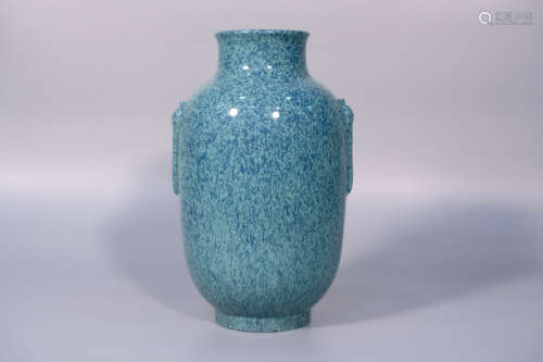 Qing dynasty, QIAN LONG, lujun kiln porcelain vase