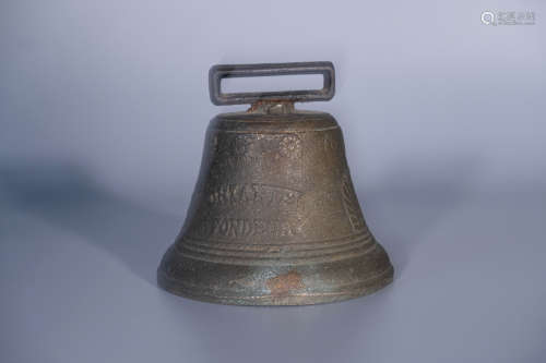 Ancient church copper bell