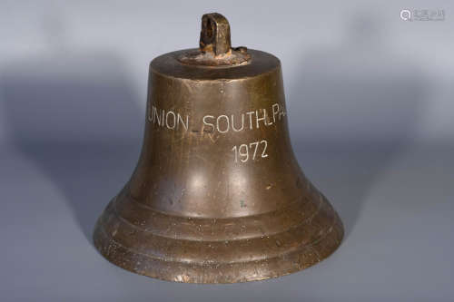 Ancient church copper bell