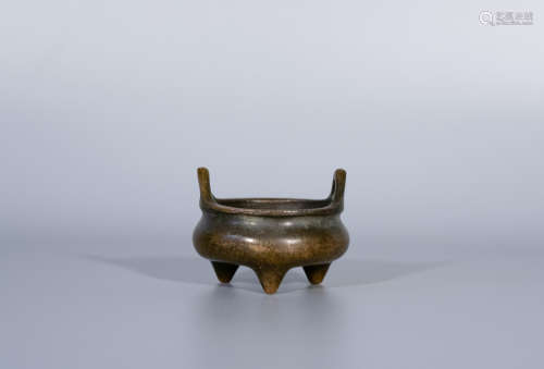 Qing dynasty, Chinese copper incense burner