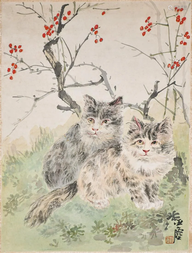 Wang Yachen (1894-1983) Cats