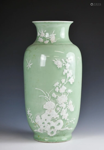 A Large Green Vase, Made in 1927