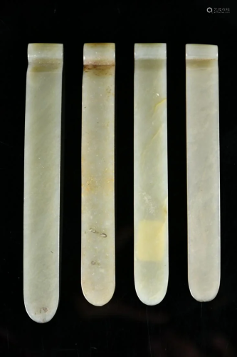 Four Jade Hairpins