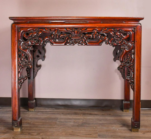 A Hardwood Altar Table 19th C