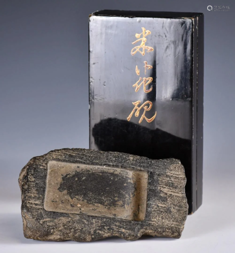 Ancient Japanese Suzuri Ink Stone
