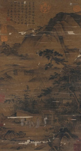 A Chinese Scroll Panting by Ma Yuan